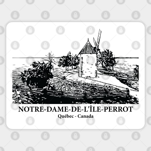 Notre-Dame-de-l'Île-Perrot - Québec Magnet by Lakeric